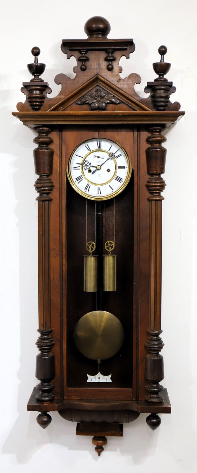 Gustav Becker two-weight Vienna, ca. 1925. — Antique Clocks Price Guide