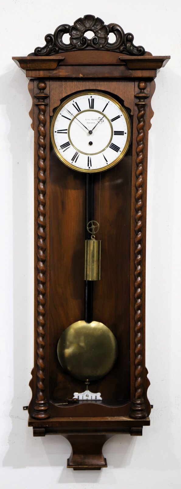 German one-weight Vienna, ca. 1850. — Antique Clocks Price Guide