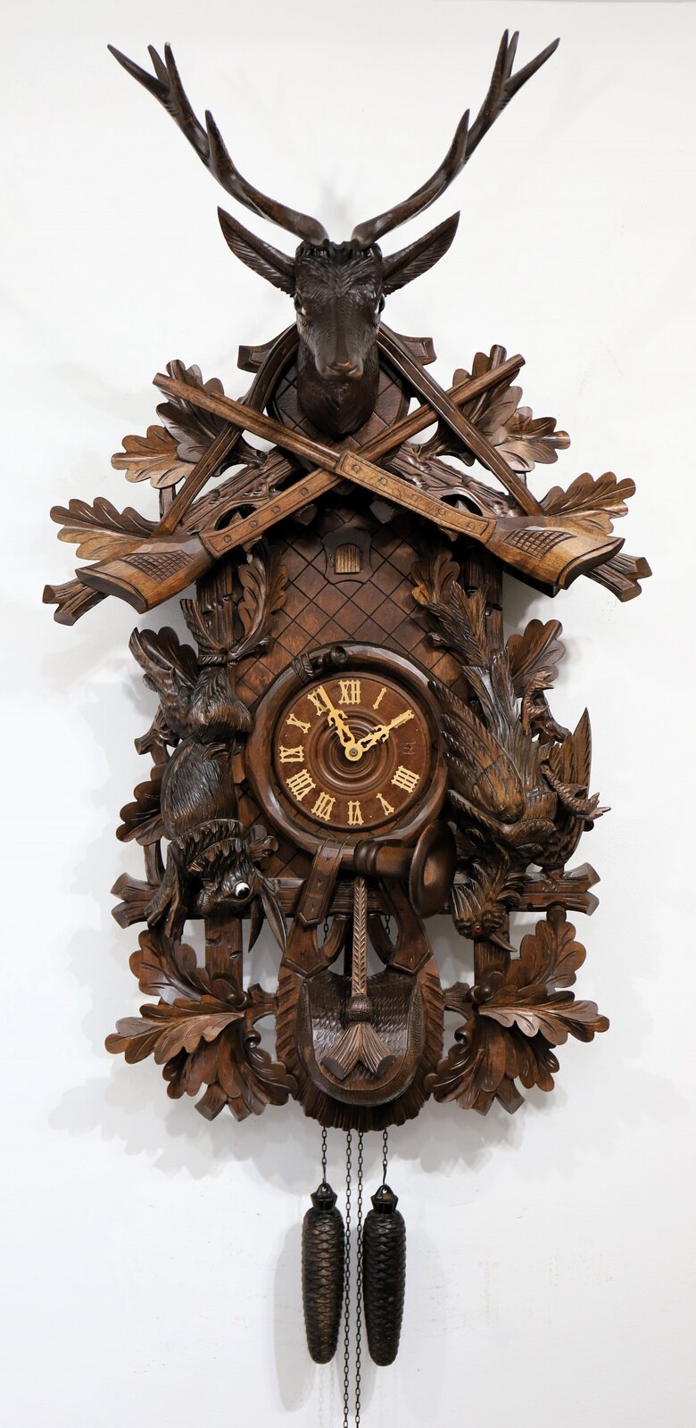 Black Forest large hunter’s cuckoo, ca. 2012? — Antique Clocks Price Guide