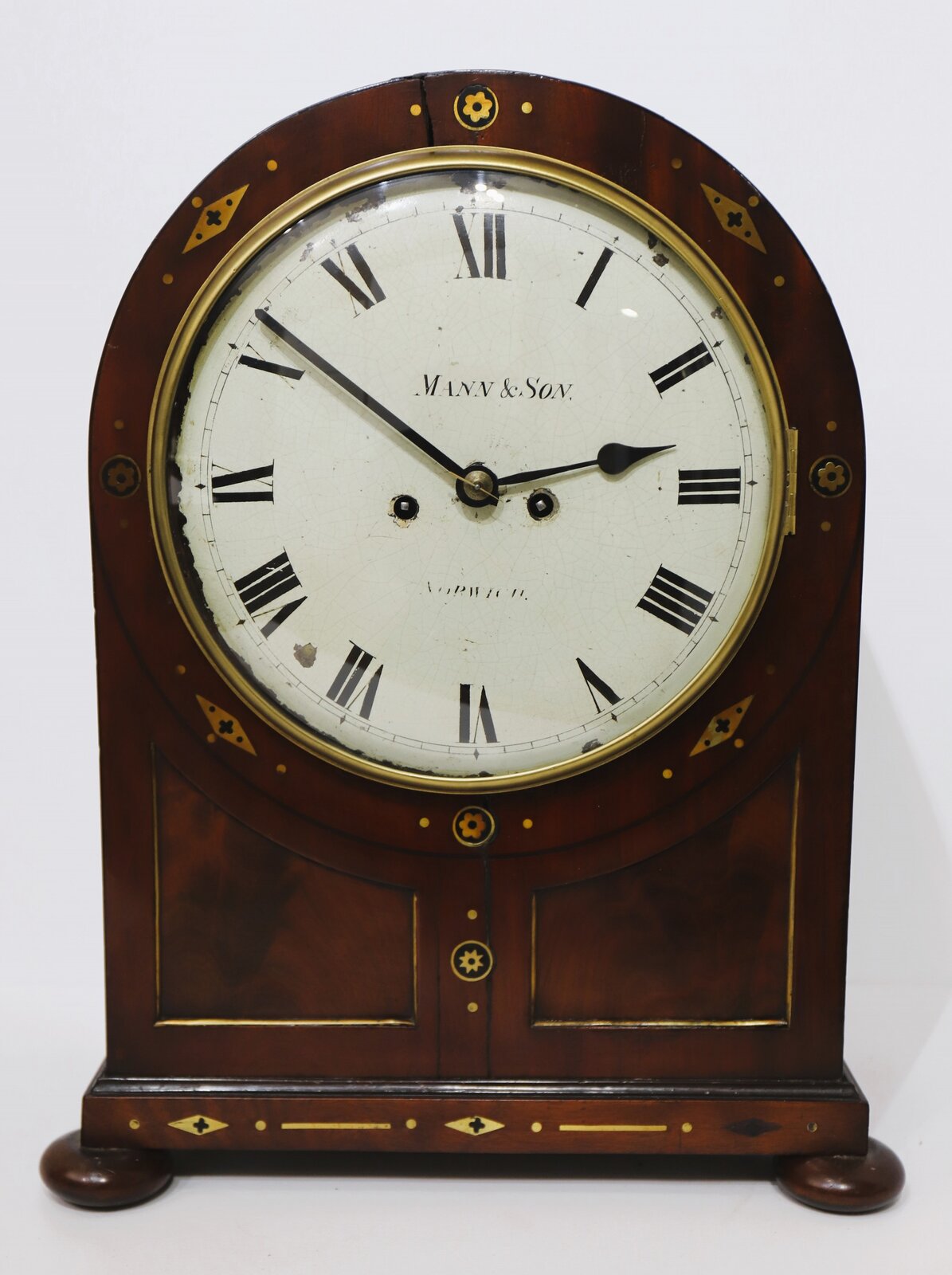 English double fusee bracket clock, ca. 1830. — Antique Clocks Price Guide