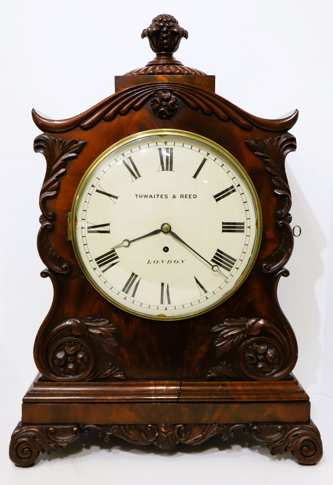 Thwaites & Reed fusee bracket clock, ca. 1890. — Antique Clocks Price Guide