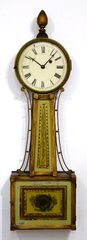 Early gilt-front banjo, ca. 1830.