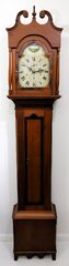 Elijah Warner tall case clock, ca. 1810-1829.
