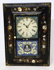 Forestville Mfg. Co. picture frame clock, ca. 1842-1849.