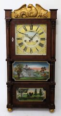 R. & J.B. Terry Eight Day Brass Clock, 1835-1837.