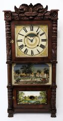 Birge, Mallory & Co. Patent Brass Eight Day Clock, 1838-1843.