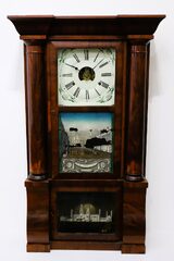 Birge, Peck & Co. “Extra 8 Day Brass Clock”, 1849-1859.