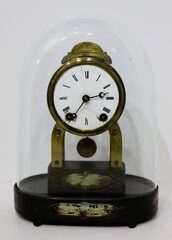 Terry Clock Co. miniature skeletonized timepiece, 1867-1880.