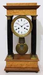 French portico clock, ca. 1880.