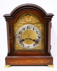 Junghans Uhren GmbH bracket clock with bim-bam strike,ca. 1920.
