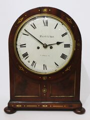 English double fusee bracket clock, ca. 1830.
