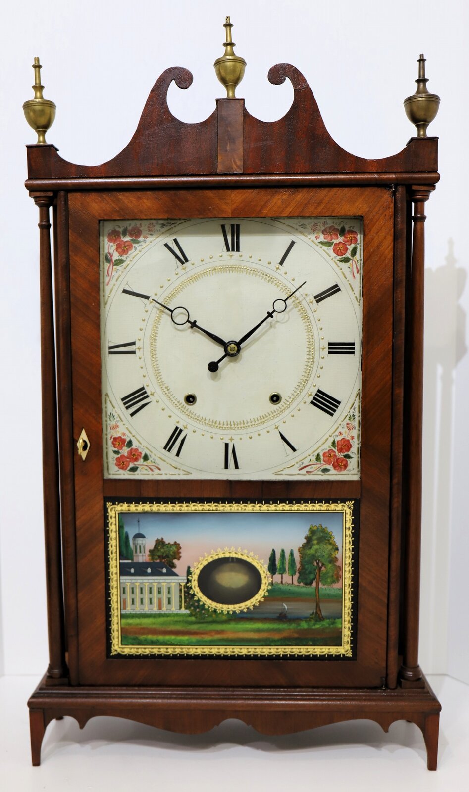 Eli & Samuel Terry pillar & scroll, 1824-1827. — Antique Clocks Price Guide