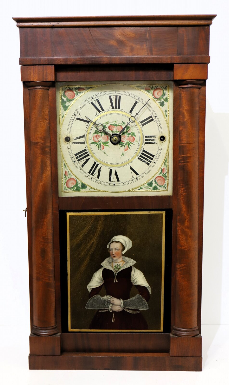 Rodney Brace miniature 30-hour shelf clock, ca. 1832. — Antique Clocks Price Guide
