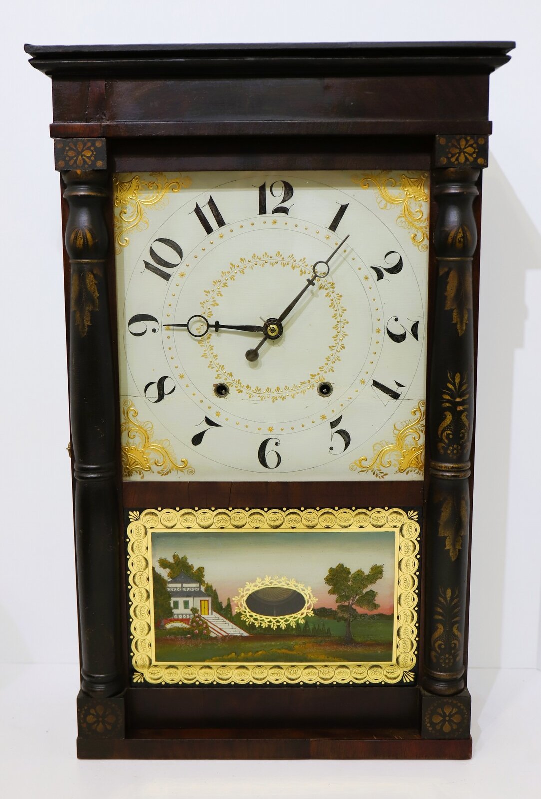 E. & G.W. Bartholomew 30-hour shelf clock, 1829-1833. — Antique Clocks Price Guide
