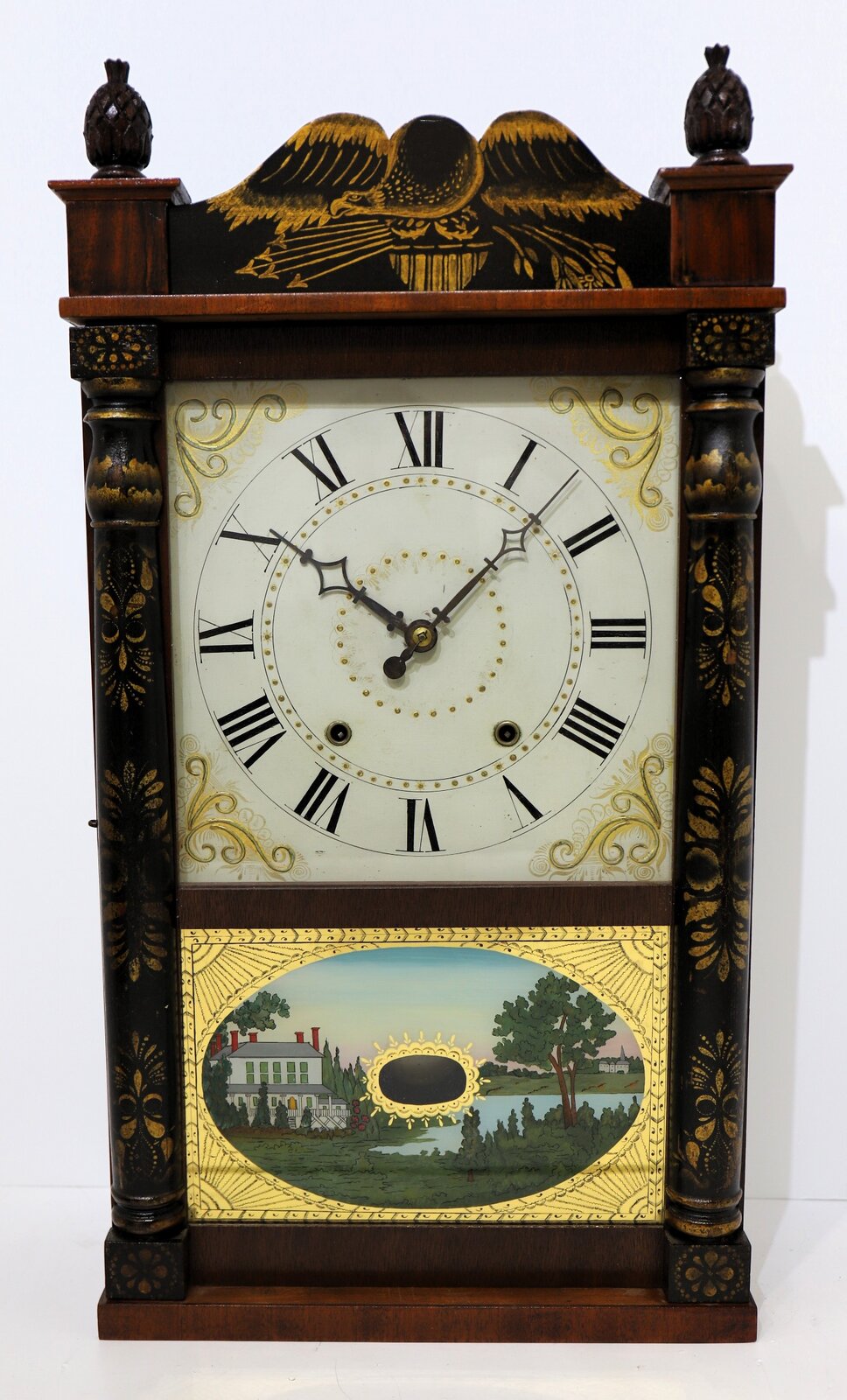 E. & G.W. Bartholomew 30-hour shelf clock, 1829-1833. — Antique Clocks Price Guide