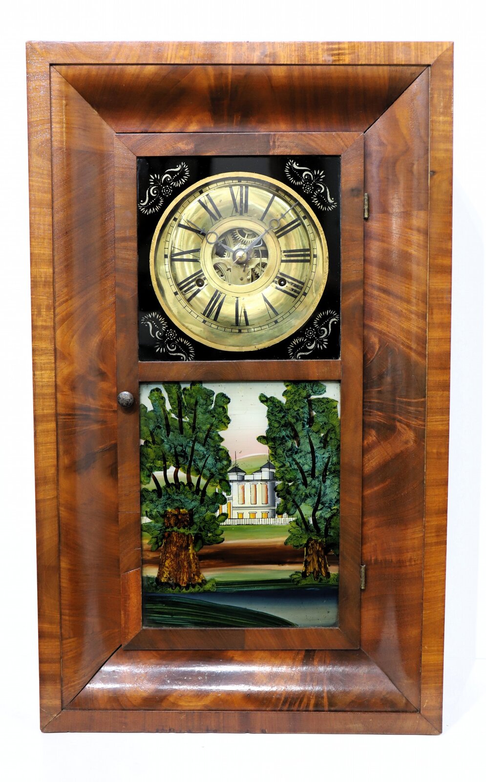 Chauncey Jerome brass dial OG, ca. 1840. — Antique Clocks Price Guide