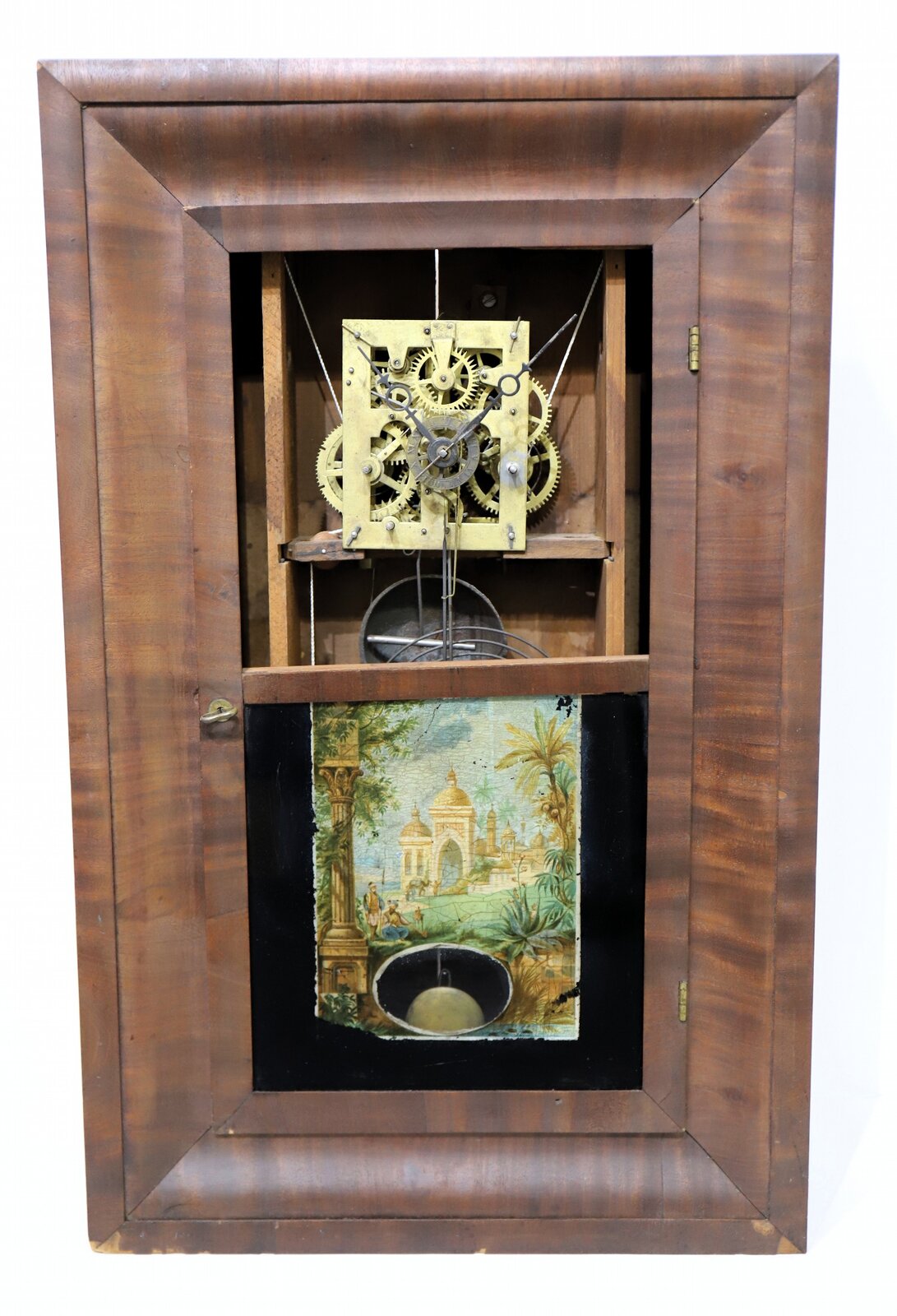 Hiram Welton 30-hour miniature OG, 1840-1842. — Antique Clocks Price Guide