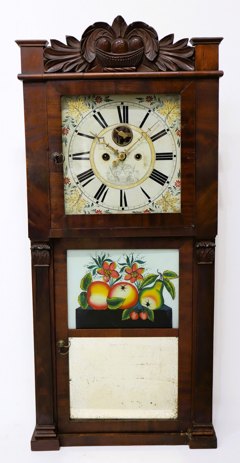 Hotchkiss & Benedict “Patent Eight-day Brass Clock”, 1834-1836. — Antique Clocks Price Guide