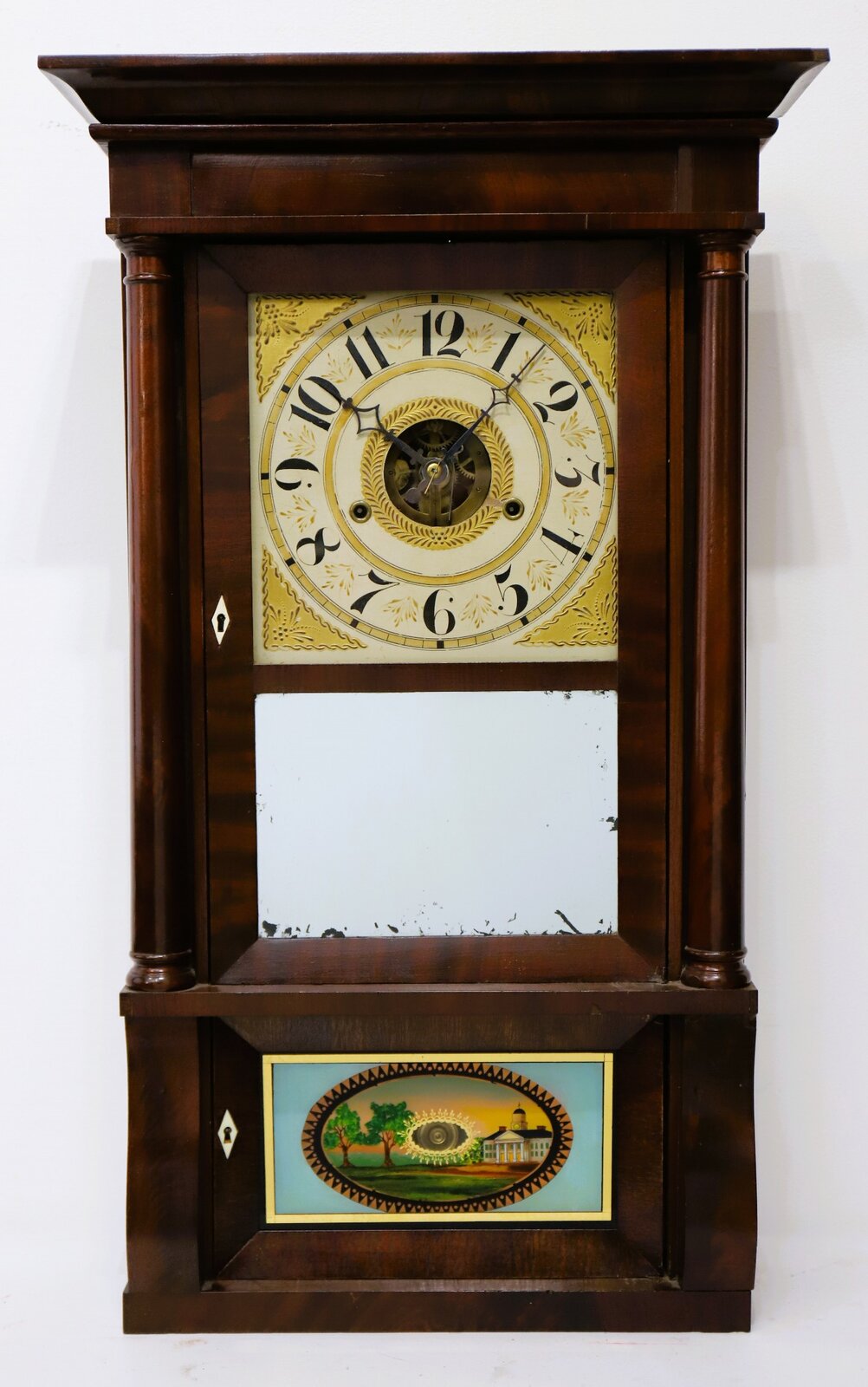 Williams, Orton, Prestons & Co. “Eight Day Brass Clock”, 1837-1843. — Antique Clocks Price Guide