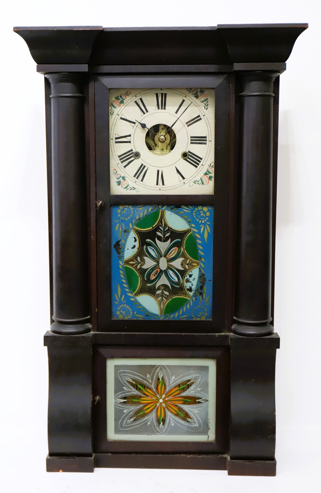 Birge & Fuller Patent Brass Eight Day Clock, 1844-1848. — Antique Clocks Price Guide