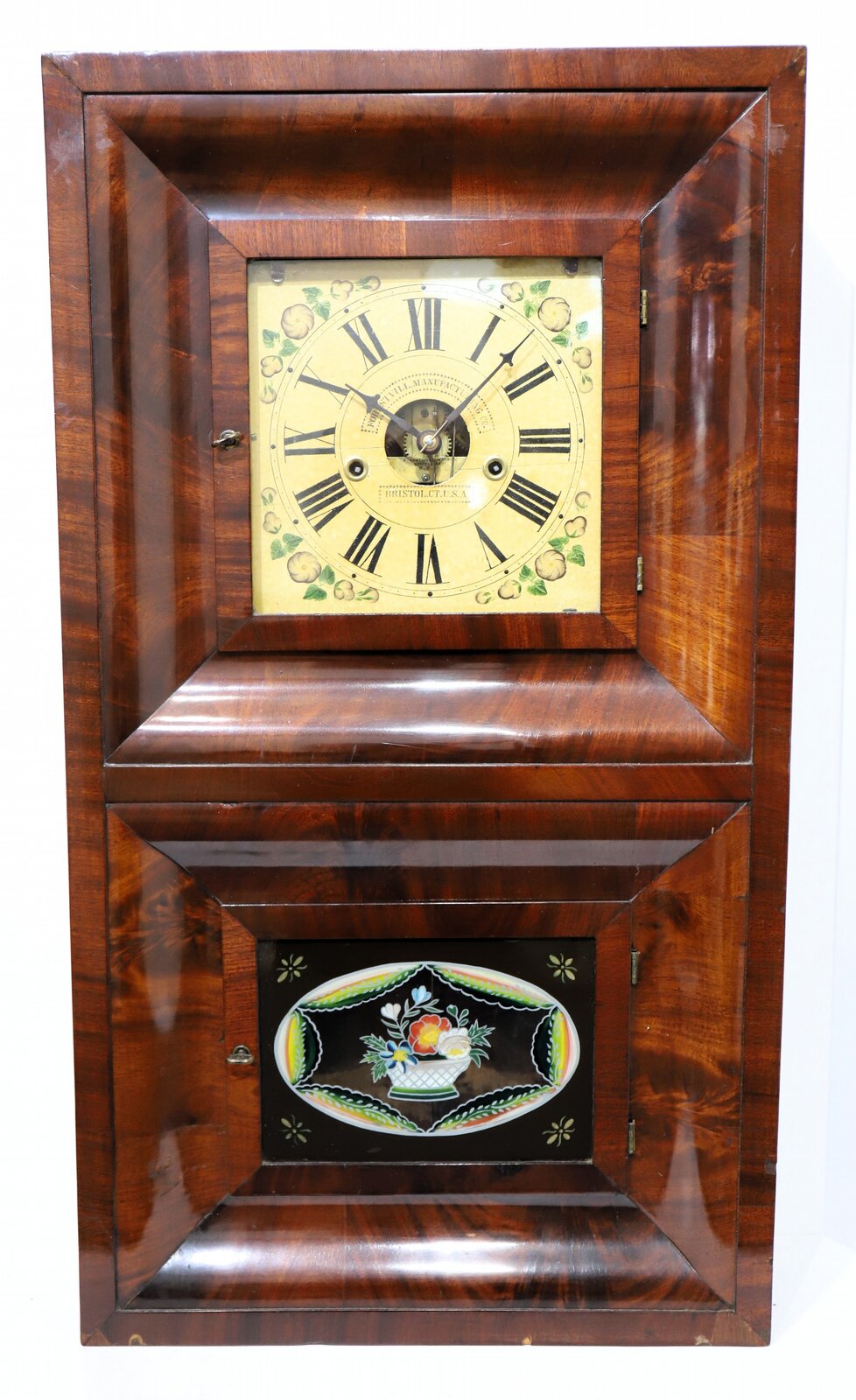 Forestville Manufacturing Co. 8-day double-door OG, 1842-1849. — Antique Clocks Price Guide