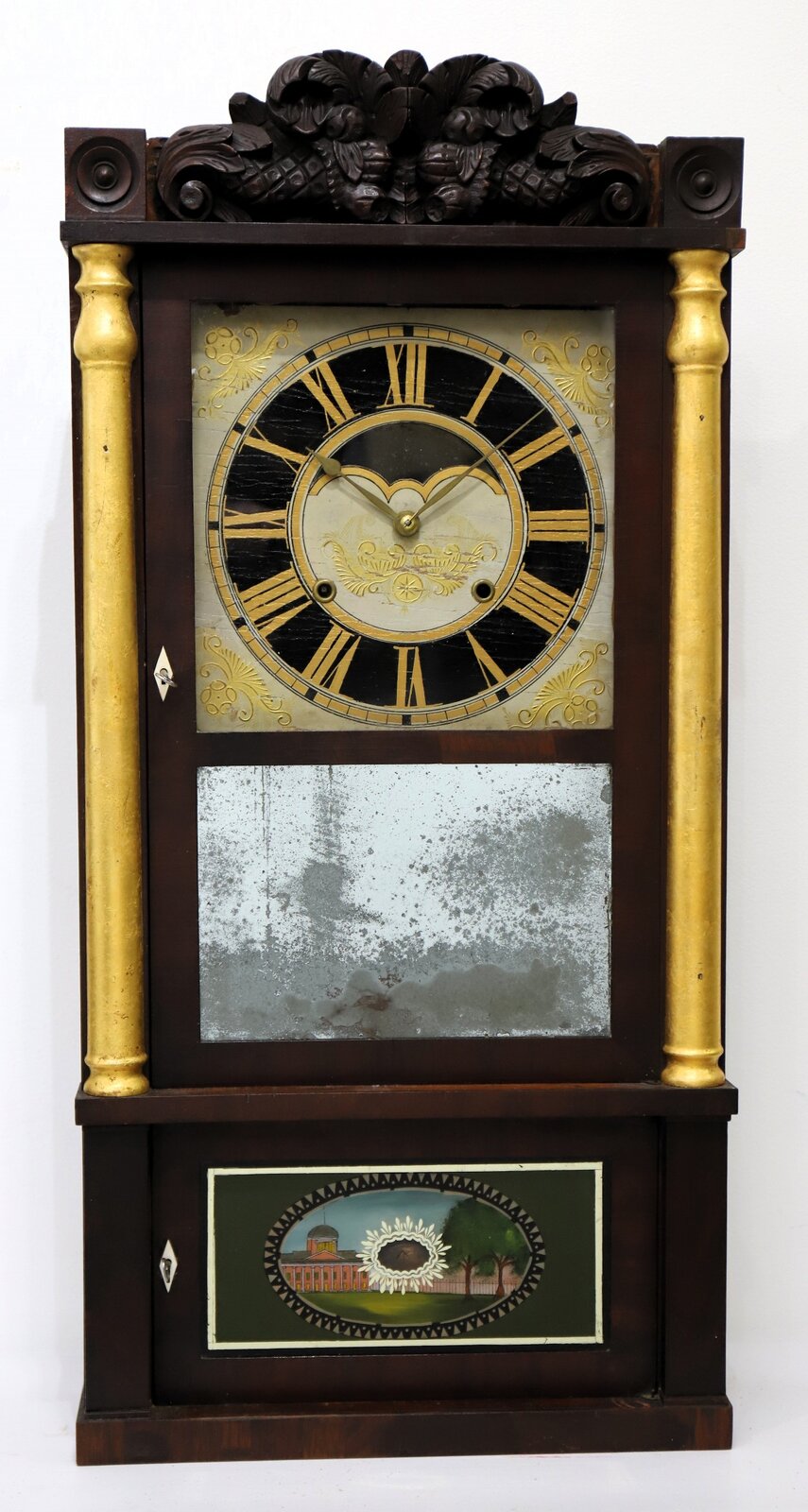 Birge, Gilbert & Co. Patent Brass Eight Day Clock, 1834-1837. — Antique Clocks Price Guide