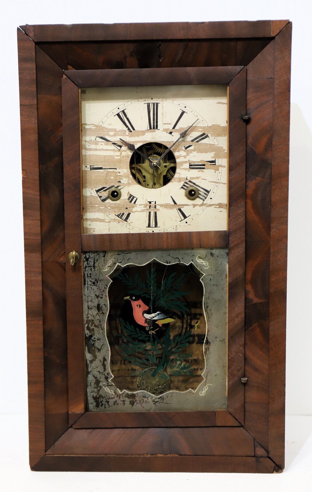 Wm. S. Johnson fusee box clock, 1841-1848. — Antique Clocks Price Guide