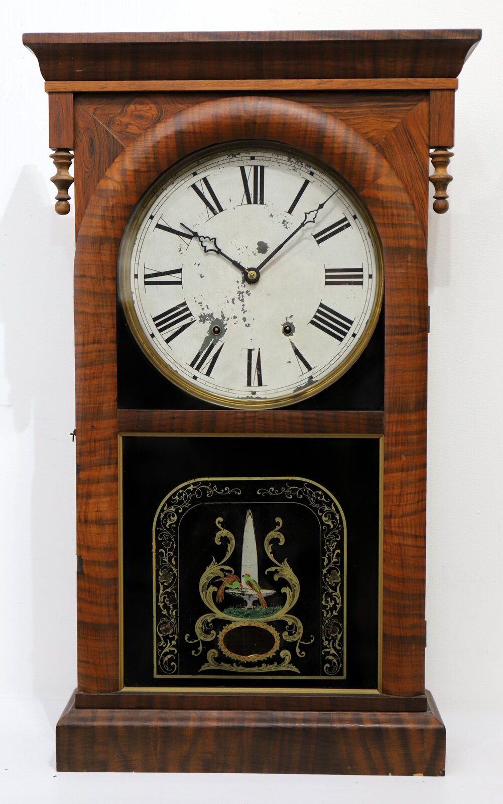 Ansonia Brass & Copper Co. shelf calendar clock, 1870-1877. — Antique Clocks Price Guide