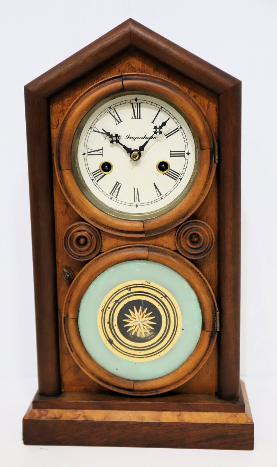 E Ingraham & Co. “Doric”, ca. 1880. — Antique Clocks Price Guide