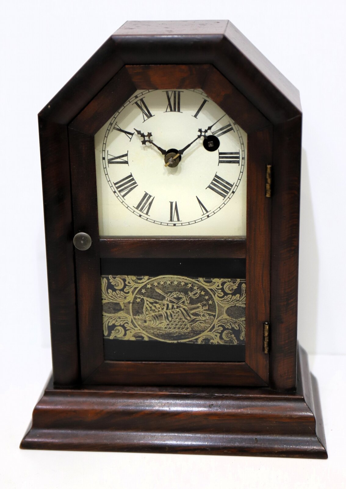Atkins Clock Co. “Octagon Top”, ca. 1875. — Antique Clocks Price Guide