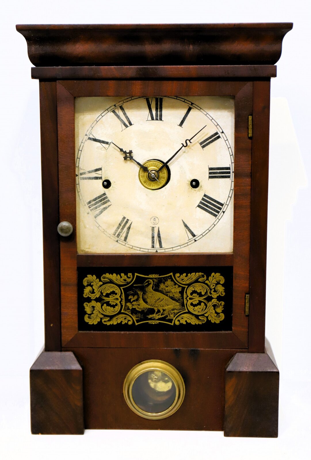 Seth Thomas Clock Co. Empire cottage clock, ca. 1860. — Antique Clocks Price Guide