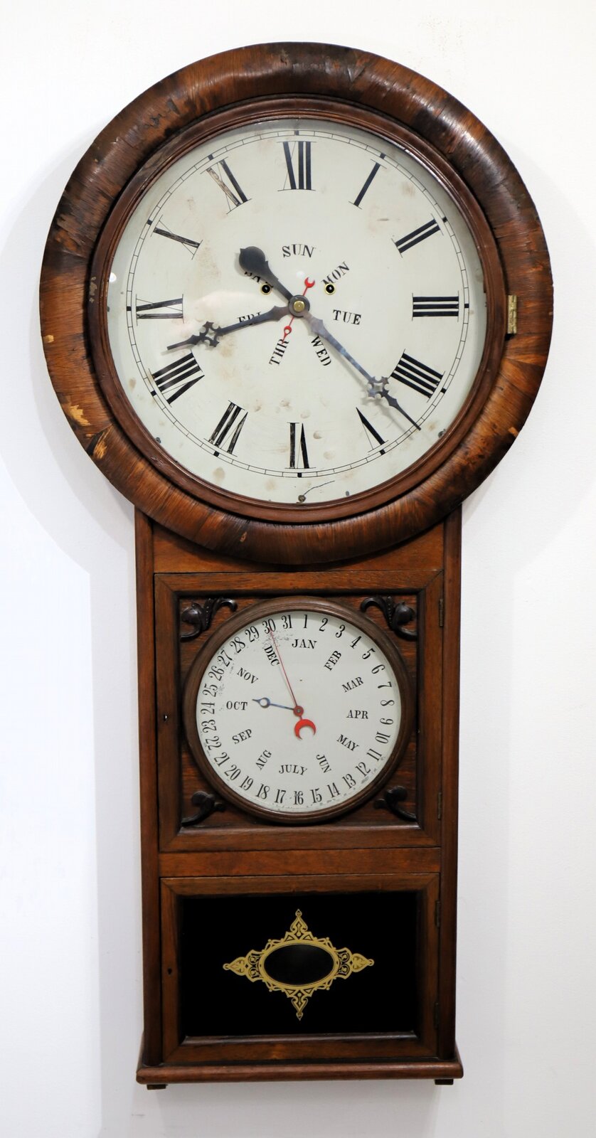 Welch, Spring & Co. “Regulator Calendar No. 1”, ca. 1878. — Antique Clocks Price Guide