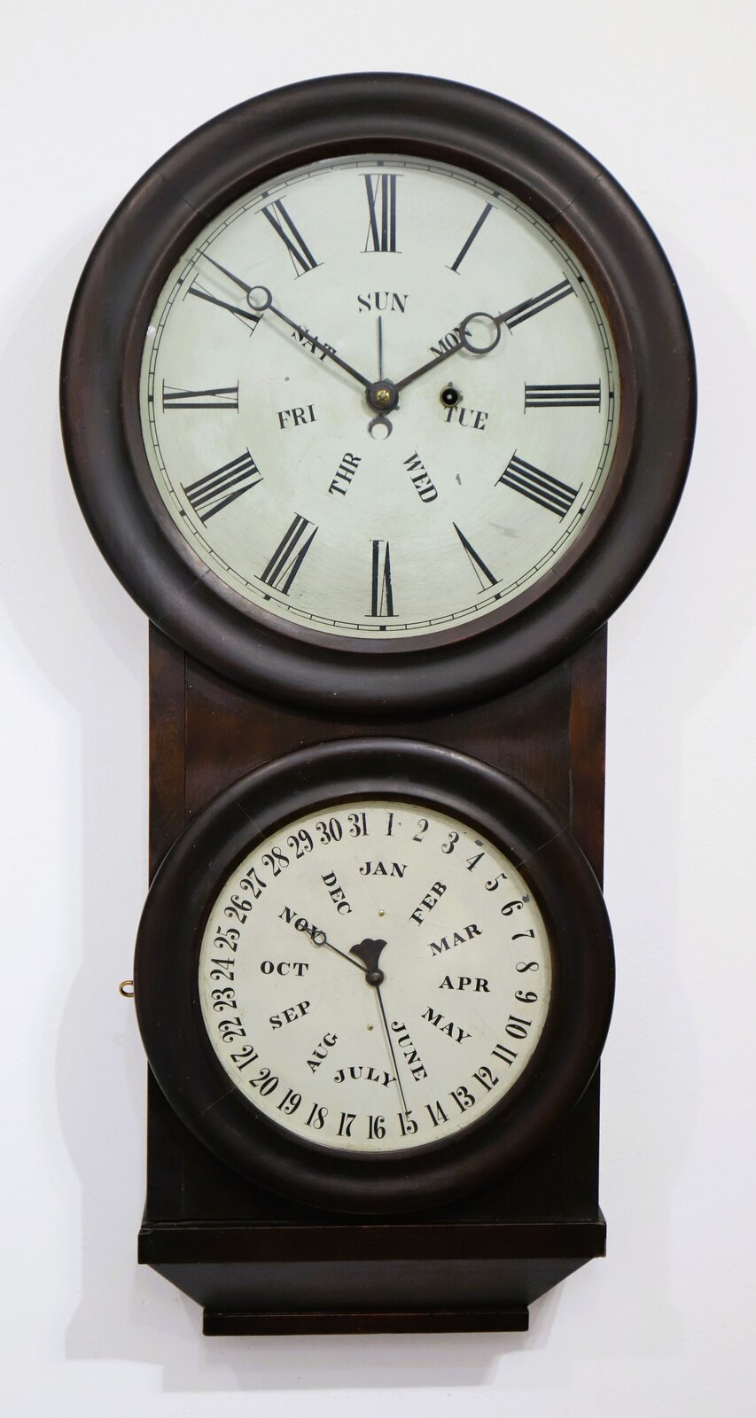 LF & W Carter “Carter Calendar Clock”, 1862-1868. — Antique Clocks Price Guide