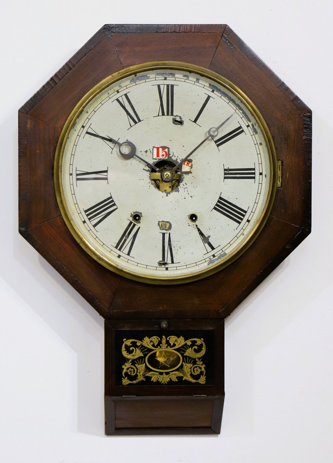 Drop octagon with Josiah K. — Antique Clocks Price Guide
