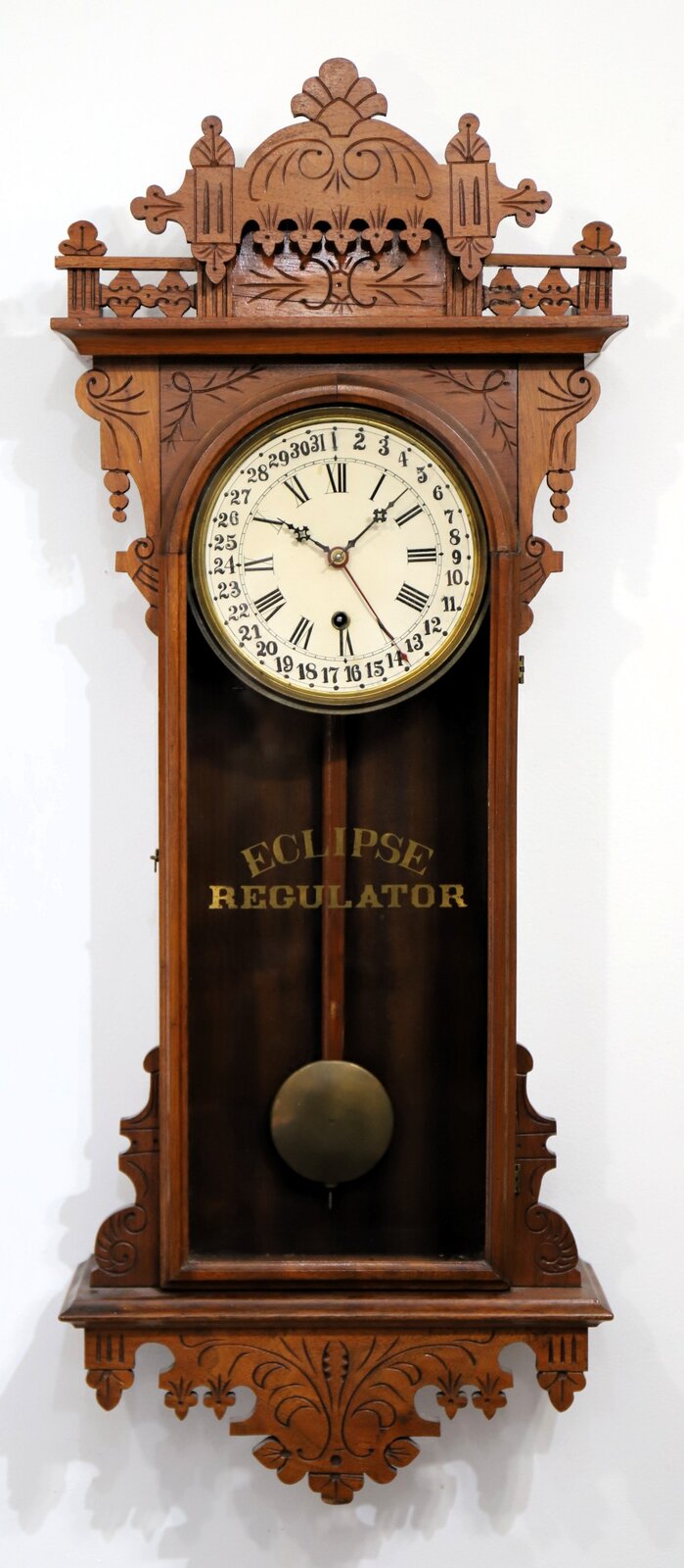 E.N. Welch Mfg. Co. “Eclipse Regulator” calendar,ca. 1889. — Antique Clocks Price Guide