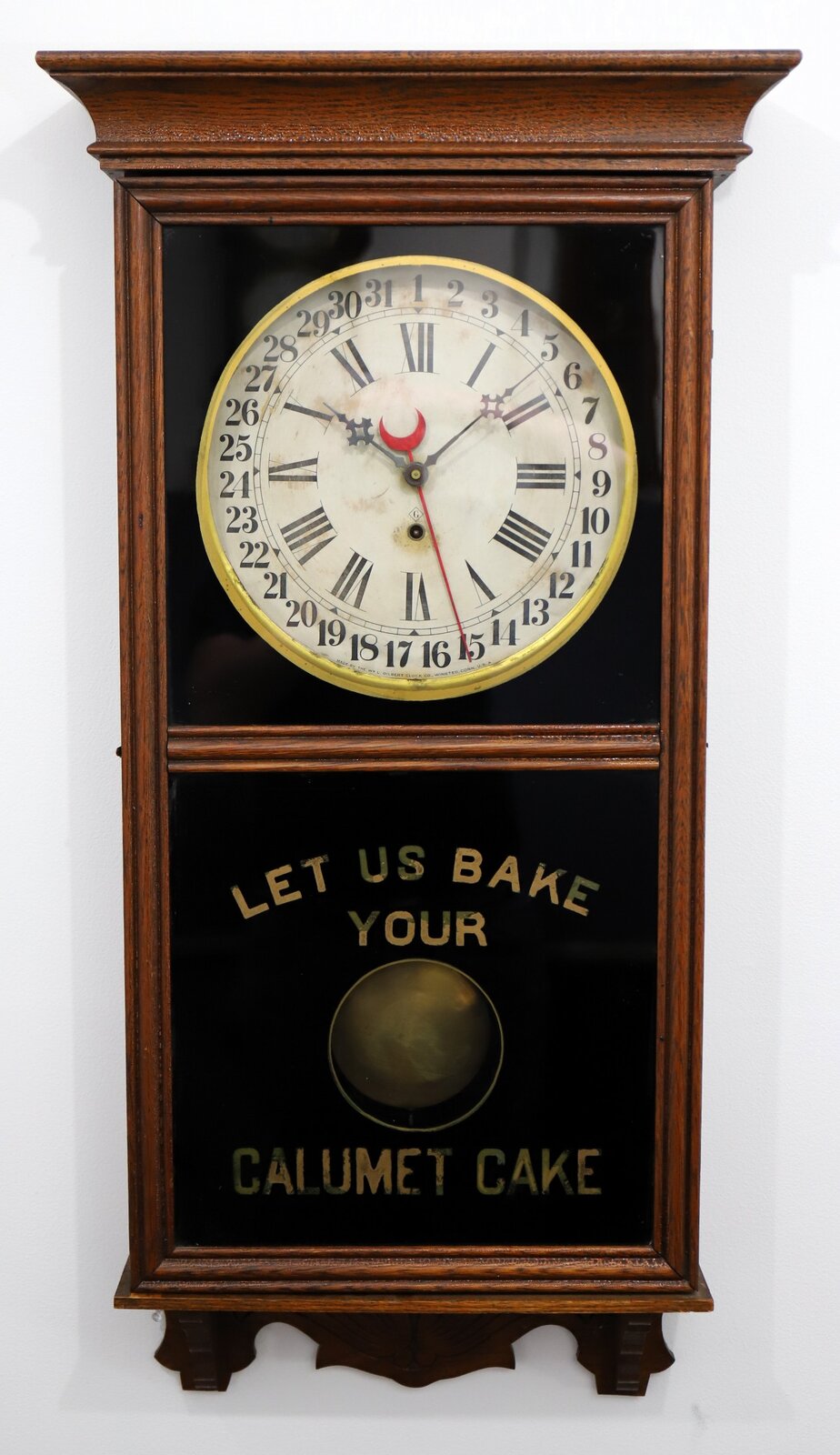 Gilbert Clock Co. “No. 3036” calendar advertiser,ca. 1913. — Antique Clocks Price Guide