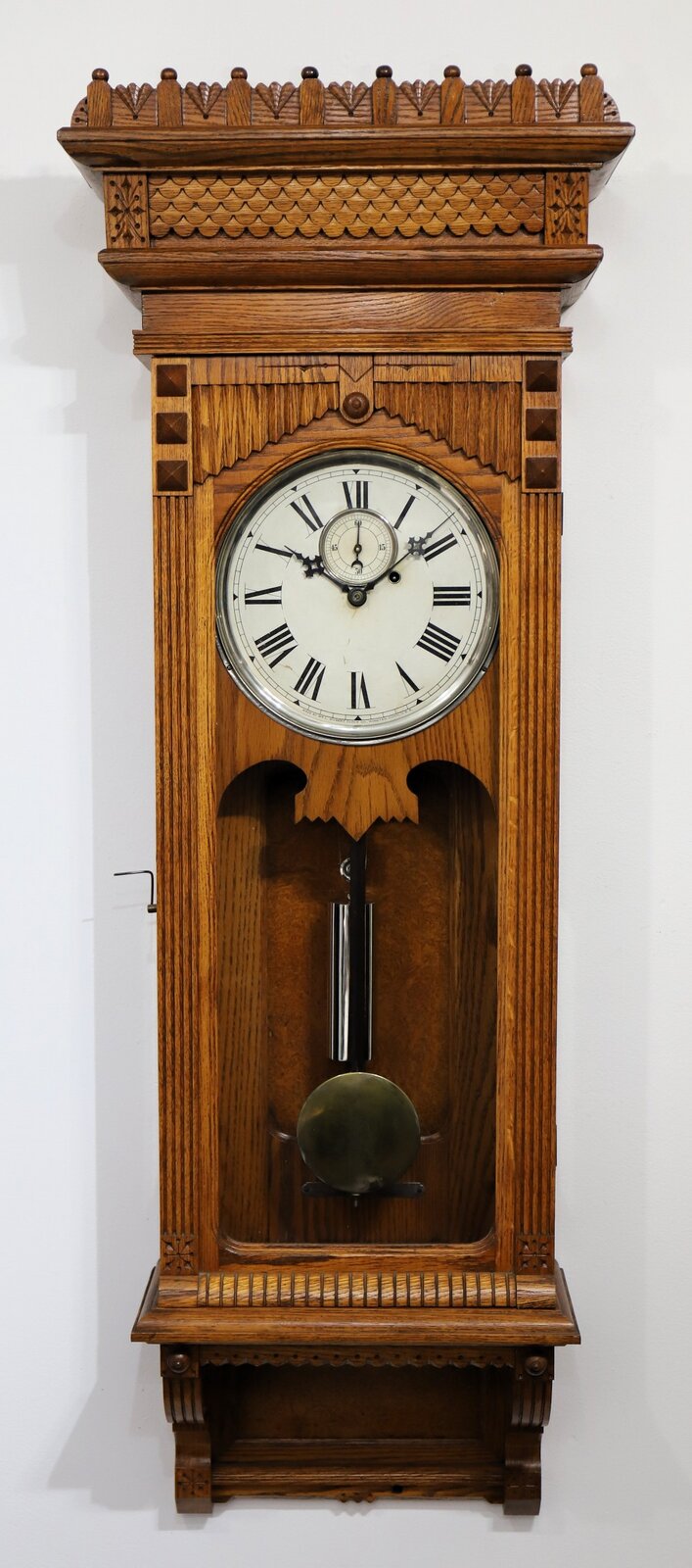 Wm L Gilbert Clock Co. “Regulator No. 10”, ca. 1901. — Antique Clocks Price Guide