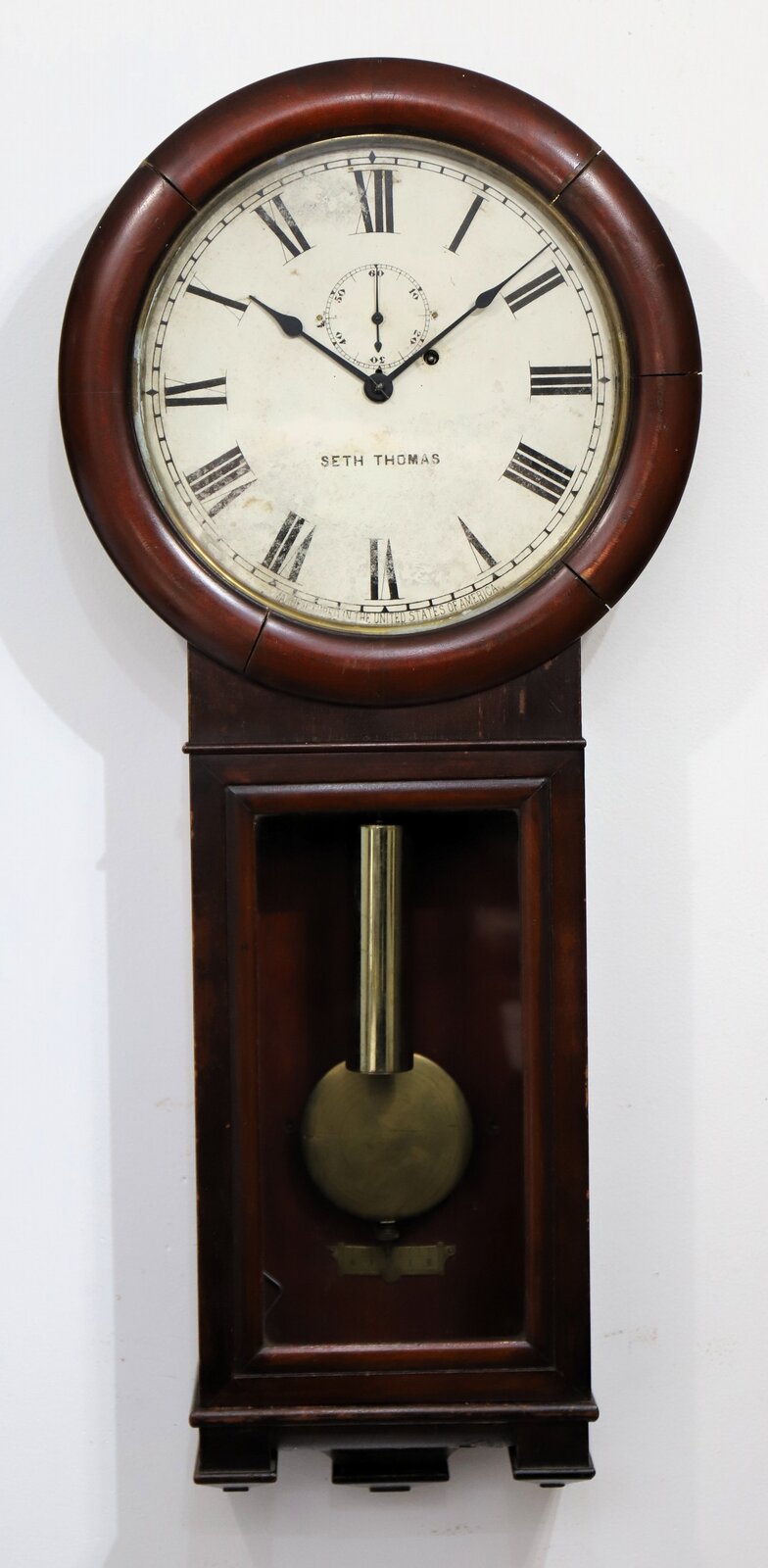 Seth Thomas Clock Co. “Regulator No. 2”, ca. 1920. — Antique Clocks Price Guide