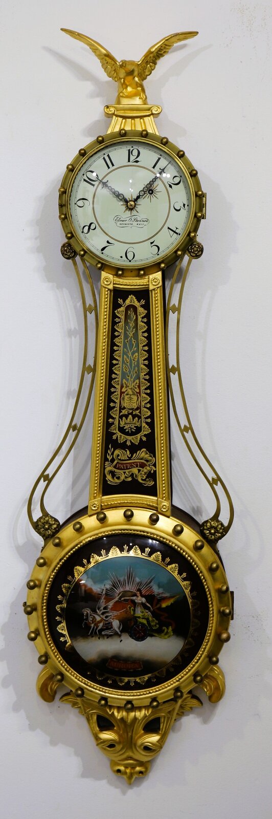 Elmer Stennes girandole, 1972. — Antique Clocks Price Guide