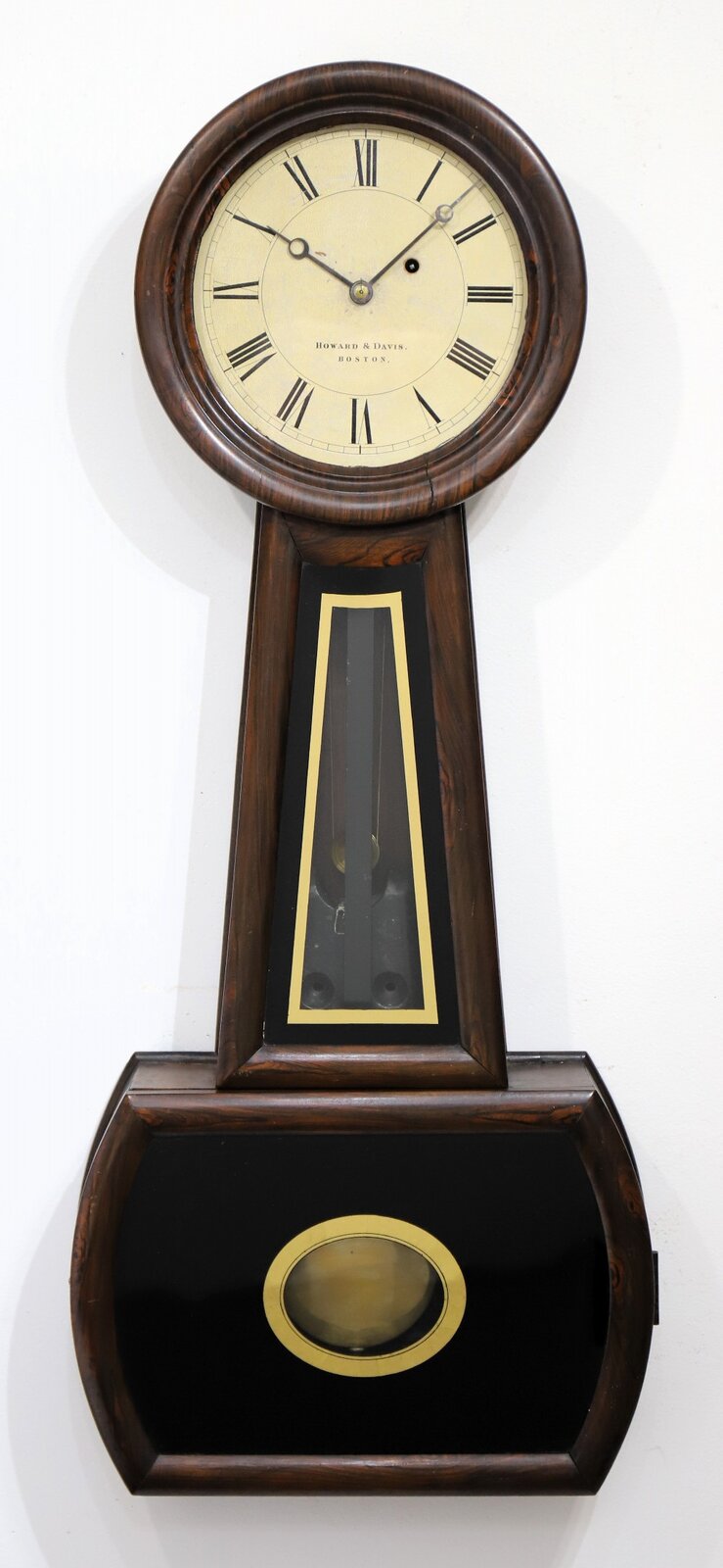 Howard & Davis “No. 3 Regulator” banjo,ca. 1858. — Antique Clocks Price Guide
