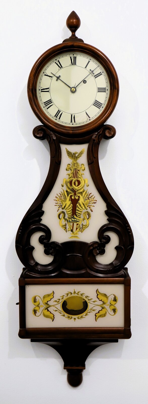 Wayne Cline lyre banjo, 1965-2006. — Antique Clocks Price Guide