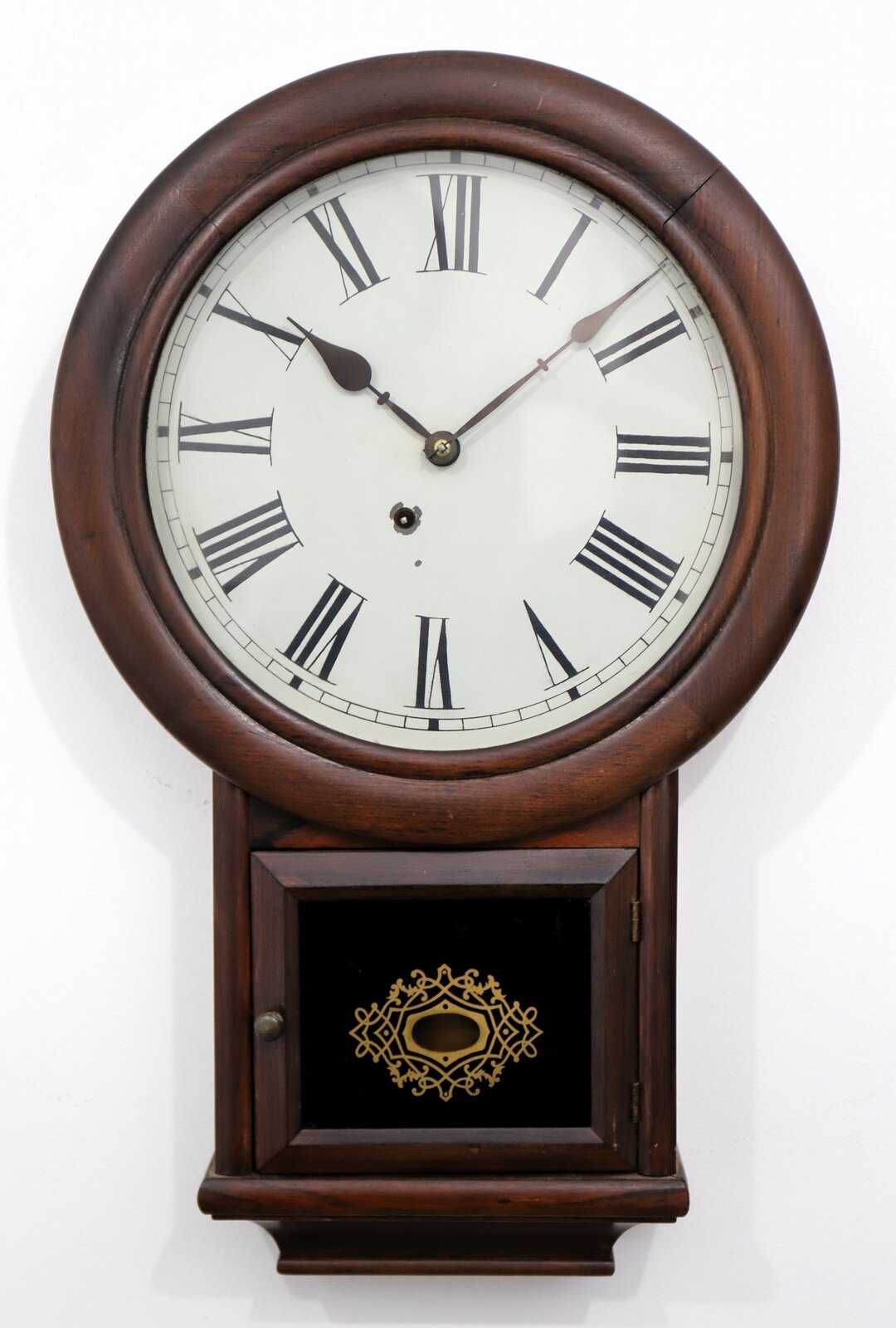 Atkins Clock Co. “Round Top Drop”, ca. 1863. — Antique Clocks Price Guide