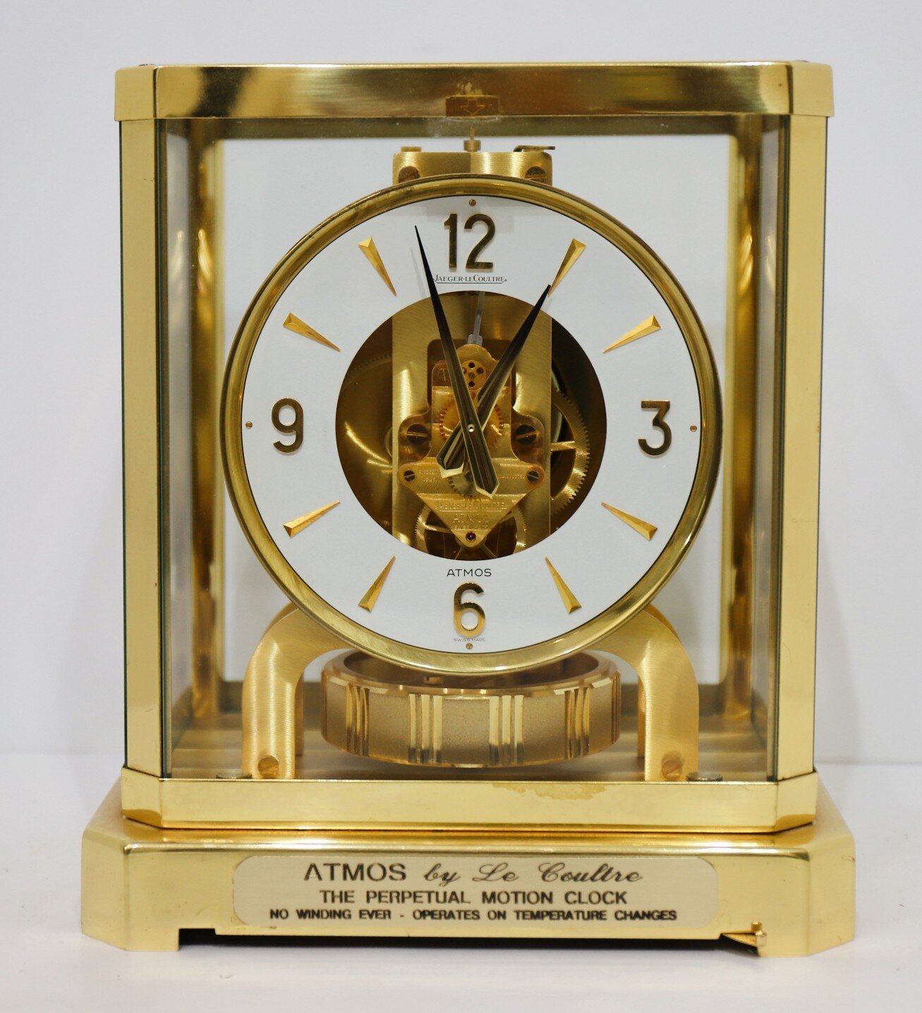 Jaeger LeCoultre “Atmos Caliber 528-8”, ca. 1975. — Antique Clocks Price Guide