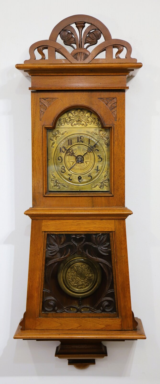 Carl Werner year-long runner wall clock,ca. 1895. — Antique Clocks Price Guide