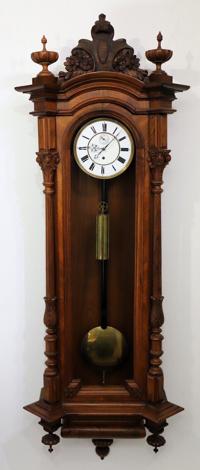Very large one-weight, 30-day Vienna,ca. 1890. — Antique Clocks Price Guide