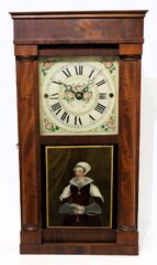 Rodney Brace miniature 30-hour shelf clock, ca. 1832.