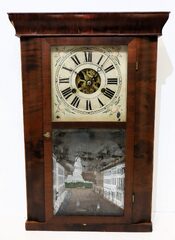 Atkins & Porter, 30-hour shelf clock, 1840-1846.