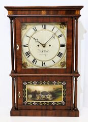 Heman Clark Salem Bridge shelf clock, 1823-1835.