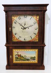 Heman Clark Salem Bridge shelf clock, 1823-1835.