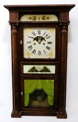 E. W. Adams Patent Eight Day Brass Clock, 1836–1837.
